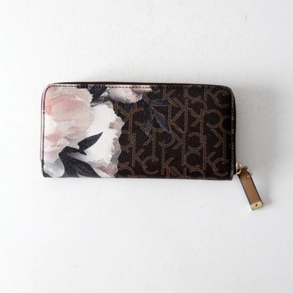 Calvin Klein floral printed wallet - Picture 2 of 10